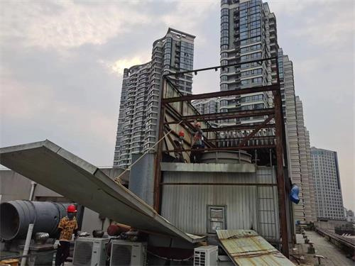 工業(yè)玻璃鋼冷卻塔要如何加強處理