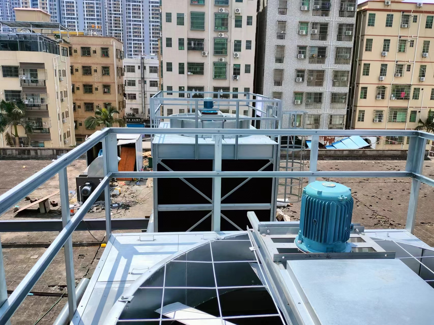 玻璃鋼冷卻塔開機(jī)時必須做的五項基本工作